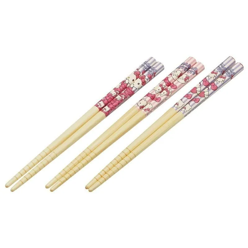 Hello Kitty Bamboo Chopsticks Set Hello Kitty
